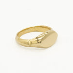 9ct Gold Ancient Signet Pinkie Ring