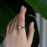 9ct Gold Ancient Signet Pinkie Ring