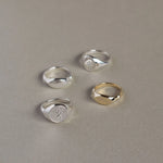 9ct Gold Ancient Signet Pinkie Ring