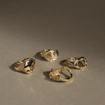 9ct Gold Bloom Full Moon Ring