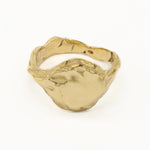 9ct Gold Bloom Full Moon Ring