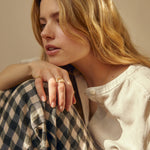 9ct Gold Bloom Organic Circle Ring