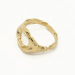 9ct Gold Bloom Organic Circle Ring