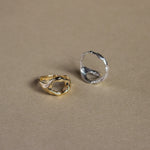 9ct Gold Bloom Organic Circle Ring