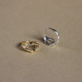 9ct Gold Bloom Organic Circle Ring