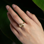 9ct Gold Bloom Swirl Ring