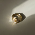 9ct Gold Bloom Swirl Ring