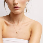 9ct Gold Connected Circle Necklace