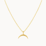 9ct Gold Dainty Eclipse Pendant Necklace