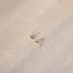 9ct Gold Dainty Eclipse Stud Earrings