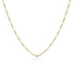 9ct Gold Diamond Chain Necklace