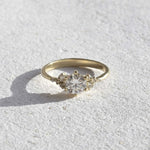 9ct Gold Diamond Cluster Engagement Ring
