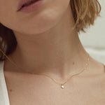 9ct Gold Dot Necklace