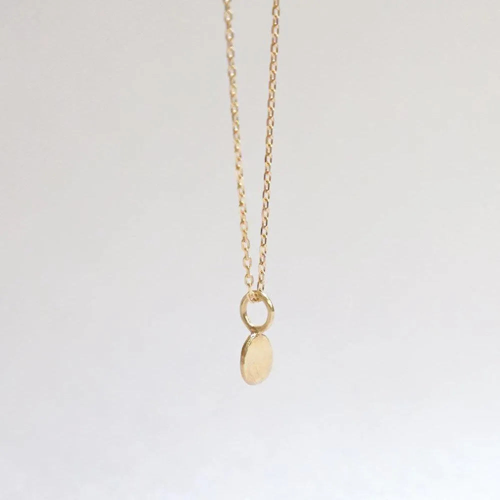 9ct Gold Dot Necklace
