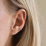 9ct Gold Faux Helix Cuff