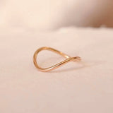 9ct Gold Flow Ring