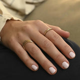 9ct Gold Flow Ring