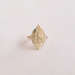 9ct Gold Goddess Themis Ring