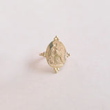9ct Gold Goddess Themis Ring