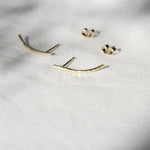 9ct Gold Hammered Ear Crawlers