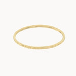 9ct Gold Hammered Stacking Ring