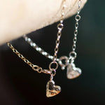 9ct Gold Handformed Heart Bracelet