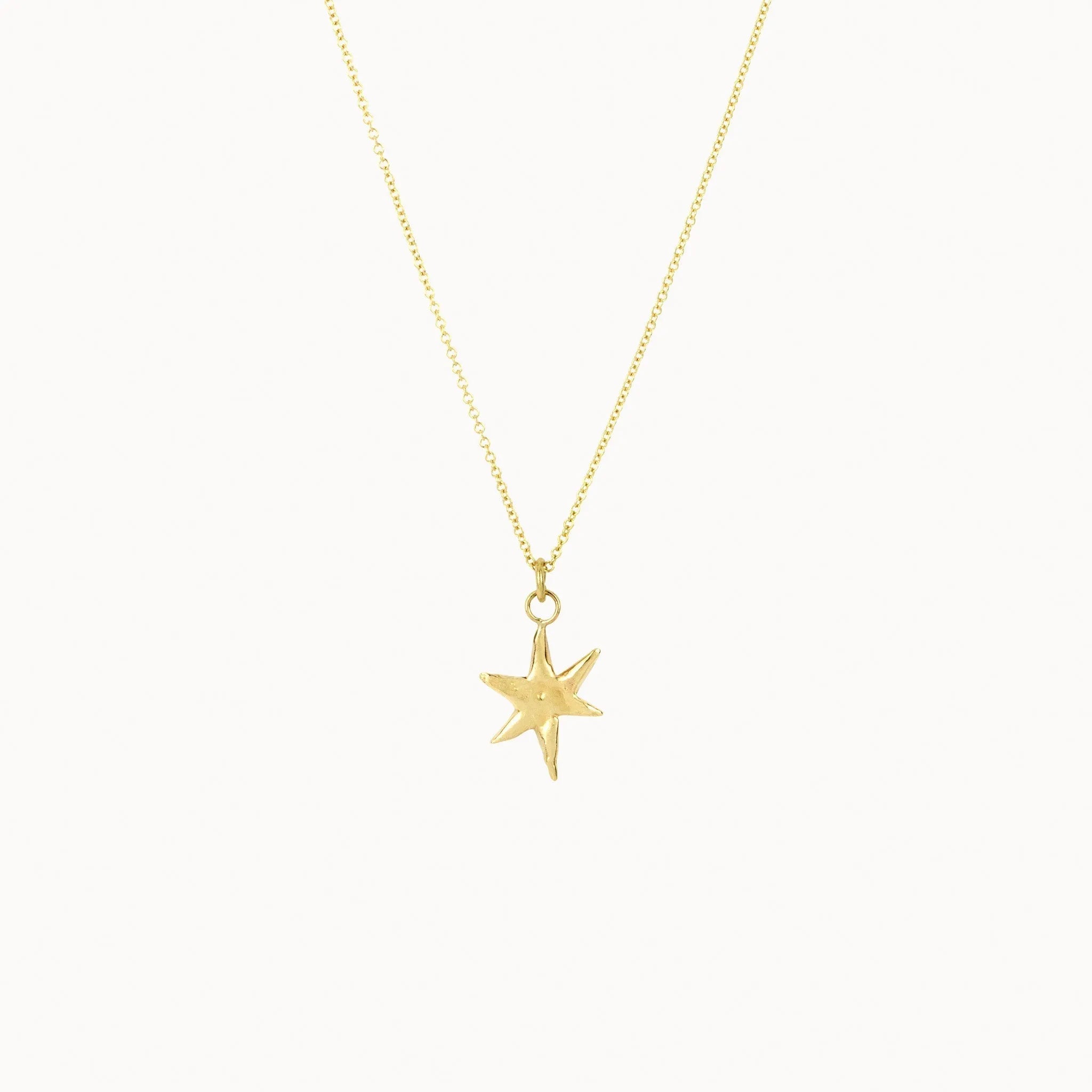 9ct Gold Lucky Star Necklace – Wild Fawn Jewellery