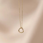 9ct Gold Mini Flow Pendant Necklace