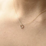 9ct Gold Mini Flow Pendant Necklace