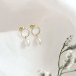 9ct Gold Minimal Pearl Studs