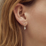 9ct Gold Minimal Pearl Studs