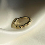 9ct Gold Organic Gemstone Ring