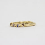 9ct Gold Organic Gemstone Ring