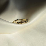 9ct Gold Organic Gemstone Ring