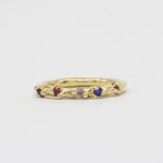 9ct Gold Organic Gemstone Ring