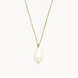 9ct Gold Pearl Pendant Necklace