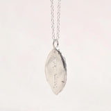 9ct Gold Personalised Leaf Necklace