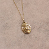 9ct Gold Personalised Leo Necklace