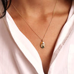 9ct Gold Personalised Libra Necklace