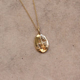 9ct Gold Personalised Libra Necklace