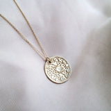 9ct Gold Personalised Moonphase Necklace