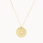 9ct Gold Personalised Moonphase Necklace