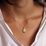 9ct Gold Personalised Scorpio Necklace