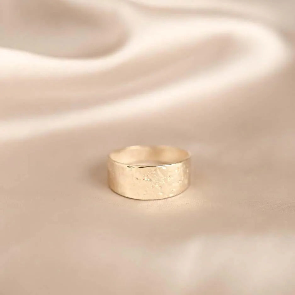 9ct Gold Raw Band Ring