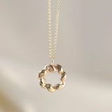 9ct Gold Revolution Circle Necklace