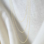 9ct Gold Rope Chain Layering Necklace
