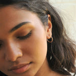 9ct Gold Small Delicate Hoop Earrings