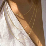 9ct Gold Spiga Layering Necklace