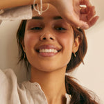 9ct Gold Star Dangle Earrings