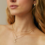 9ct Gold Sunburst Necklace